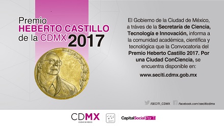 Premio Heberto Castillo de la CDMX 2017